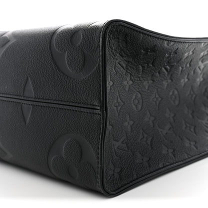 Louis Vuitton Empreinte Monogram Giant Onthego MM Black 9 of 11