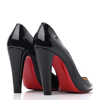 Christian Louboutin Patent 100 Pumps 36 Black 3 of 4