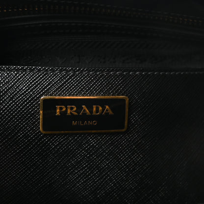 Prada Saffiano Lux Large Galleria Double Zip Tote Black 6 of 9