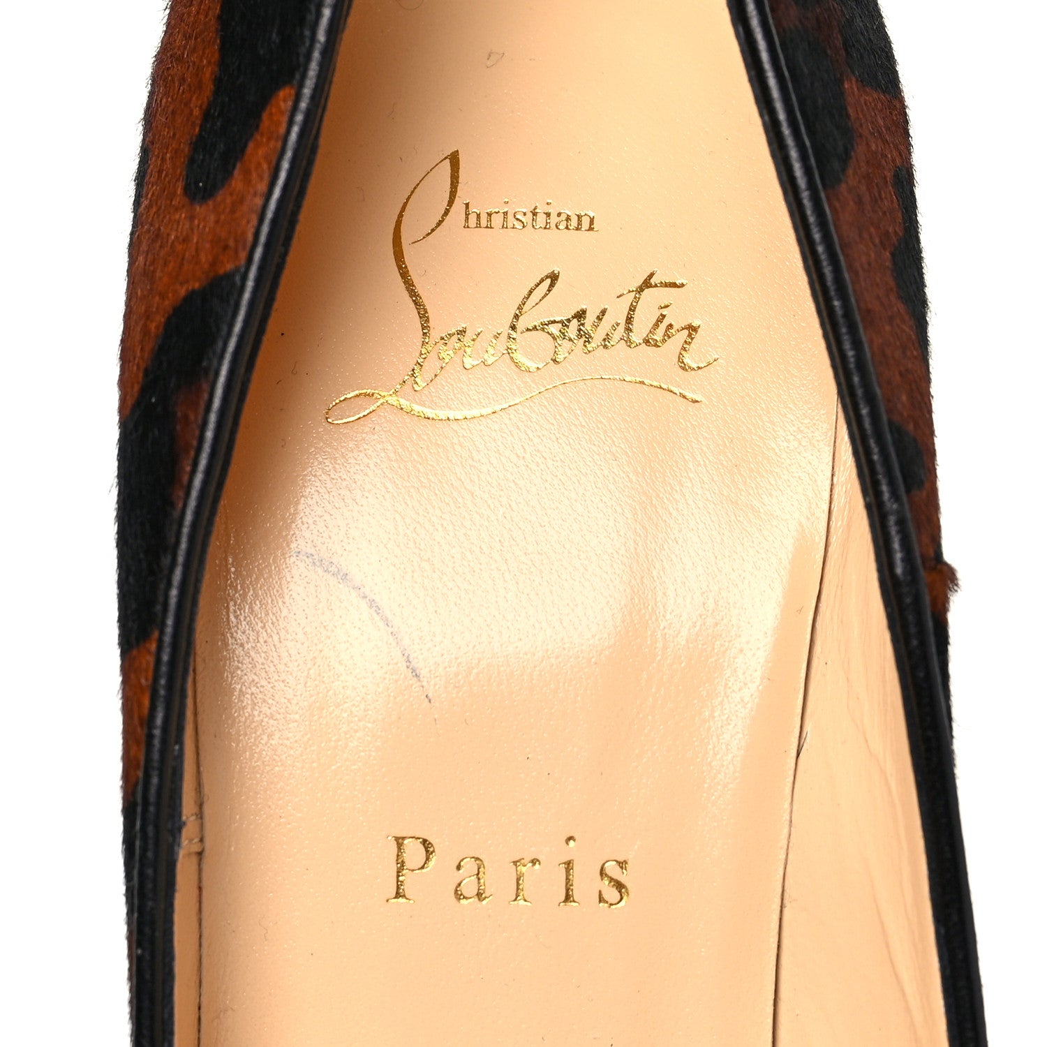 Christian Louboutin Pony Hair So Kate 120 Pumps 38 Leopard Black 7 of 7