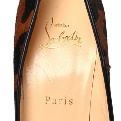 Christian Louboutin Pony Hair So Kate 120 Pumps 38 Leopard Black 7 of 7