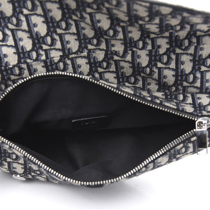 Christian Dior Oblique Mens Saddle Bag Black 4 of 9