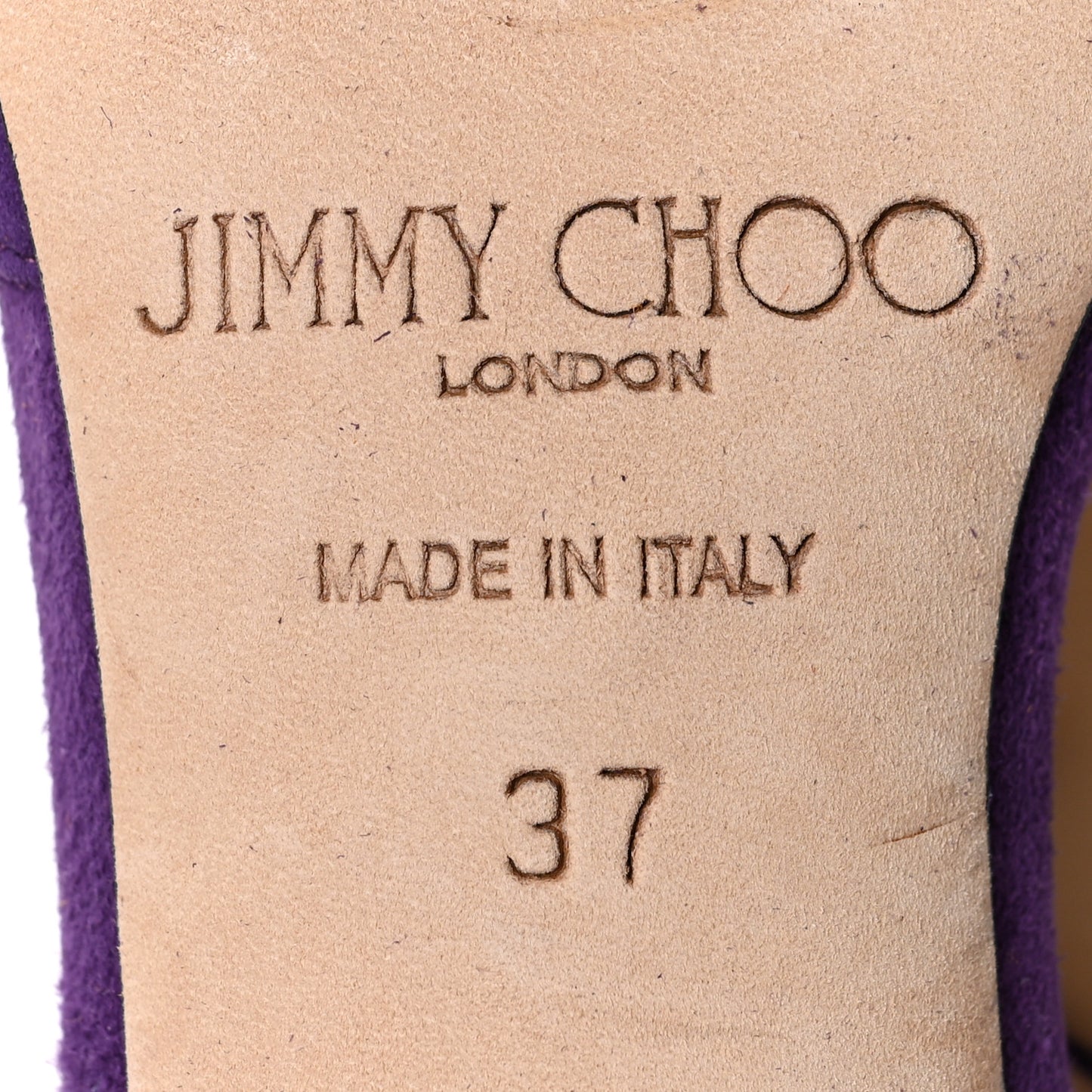 Suede Mindy Fringe Ankle Wrap Sandals 37 Purple