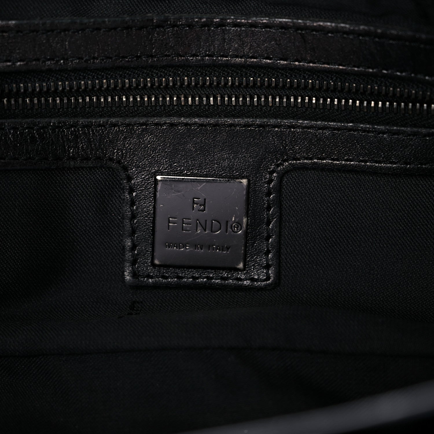 Fendi Zucca Baguette Black 5 of 20