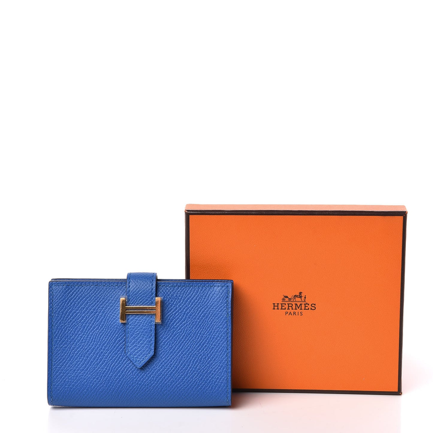 Epsom Bearn Card Holder Wallet Bleu Zellige