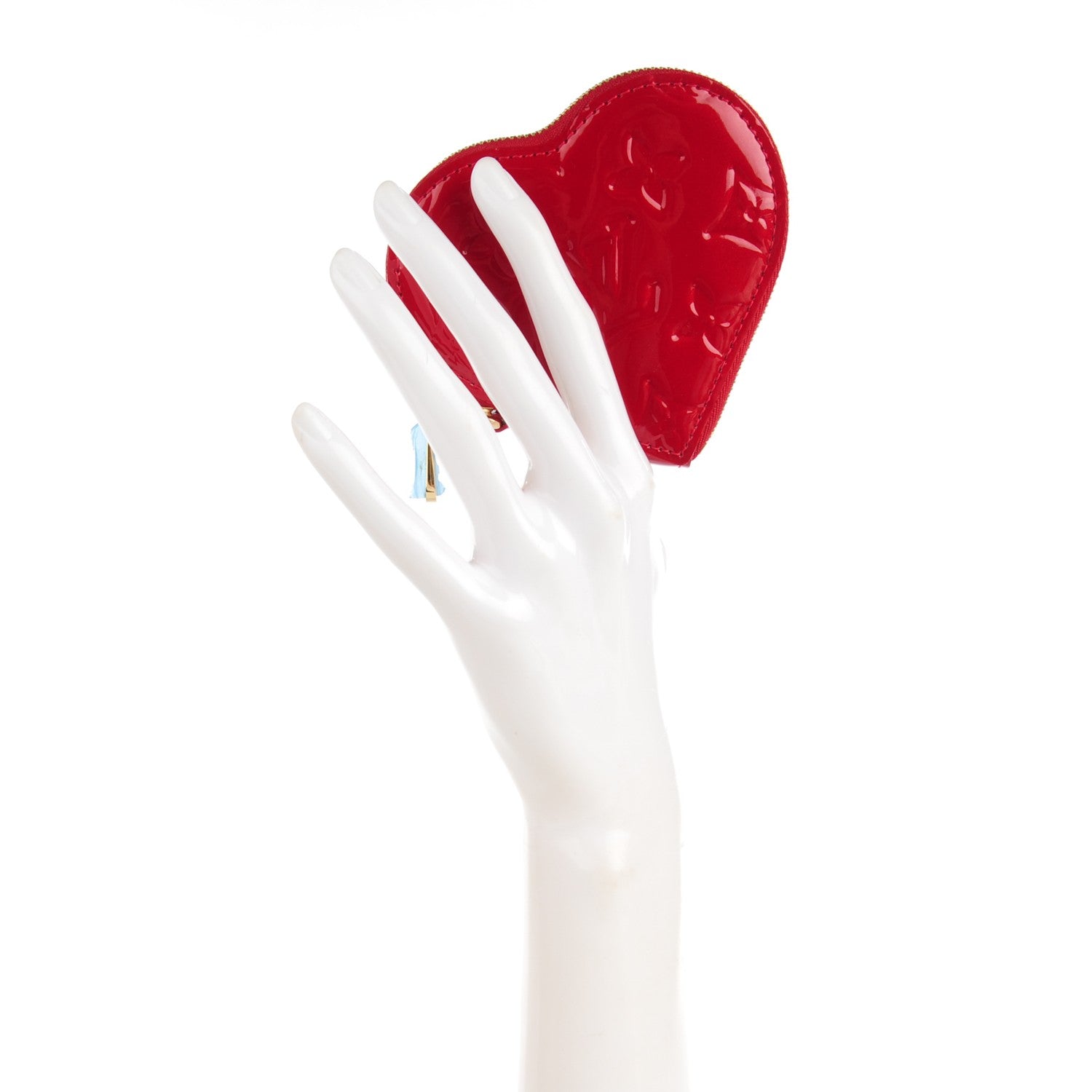 Louis Vuitton Vernis Coeur Heart Coin Purse Pomme D'Amour 2 of 8