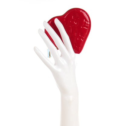 Louis Vuitton Vernis Coeur Heart Coin Purse Pomme D'Amour 2 of 8