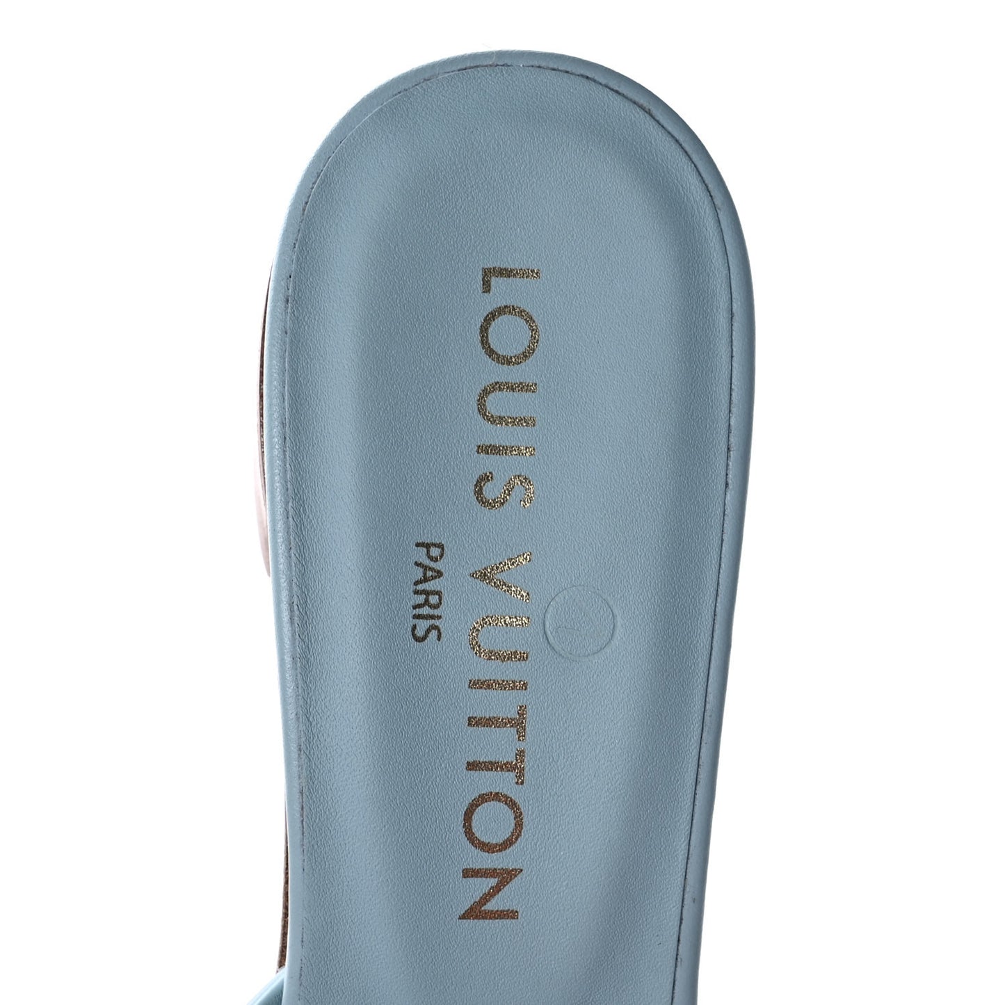 Calfskin LV Isola Mules 38 Teal