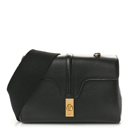 Celine Smooth Calfskin Teen Soft 16 Shoulder Bag Black 1 of 9