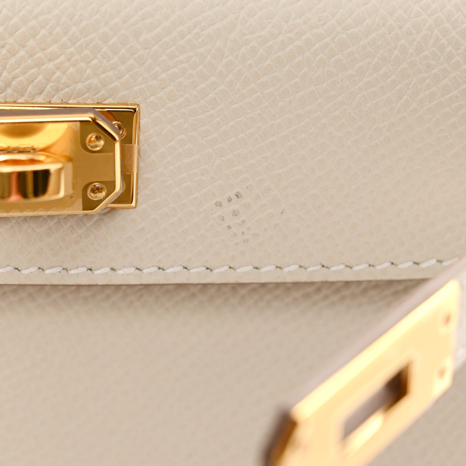 Hermes Epsom Mini Kelly Sellier 20 Craie 10 of 10