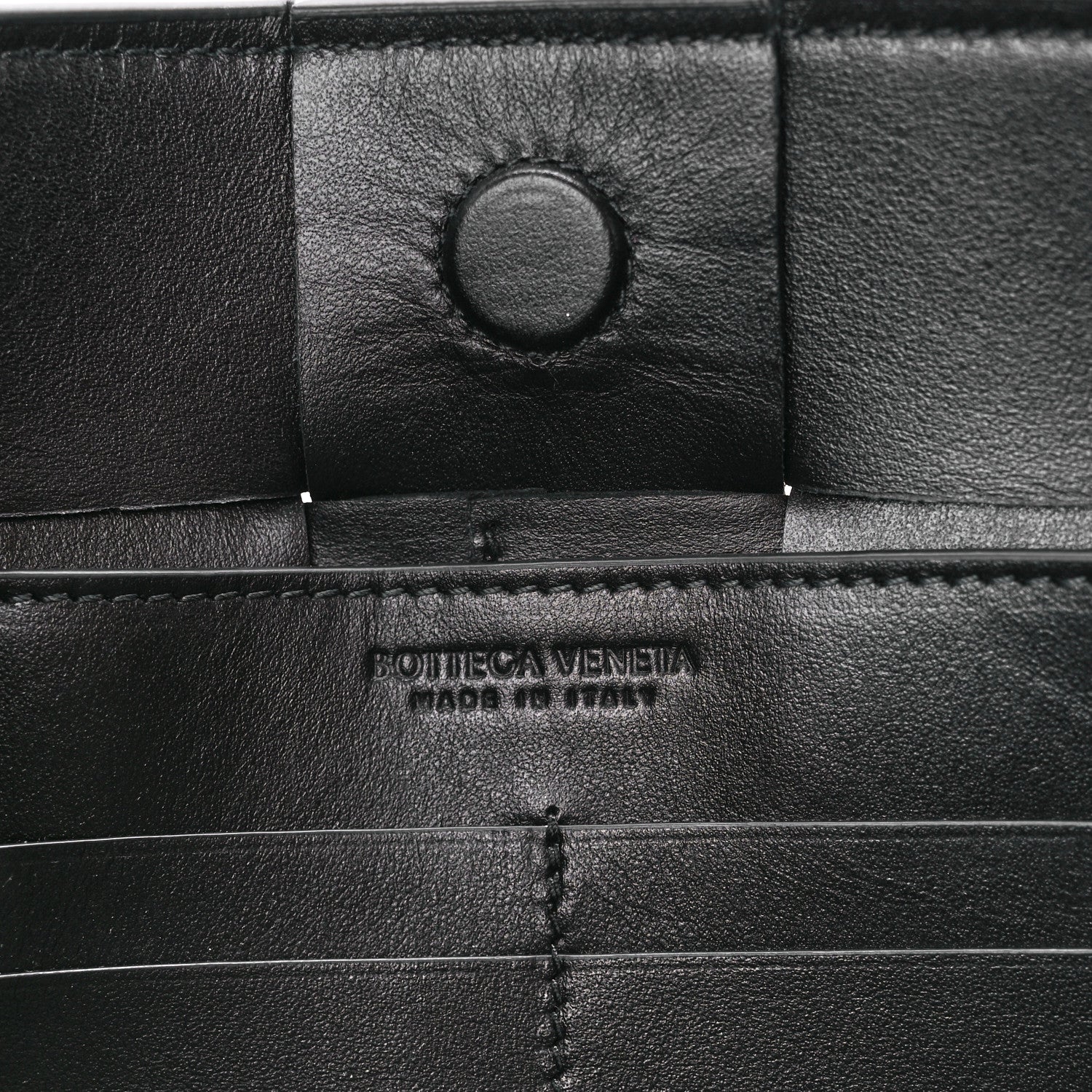 Bottega Veneta Calfskin Maxi Intrecciato Cassette Pouch On Strap Black 6 of 11