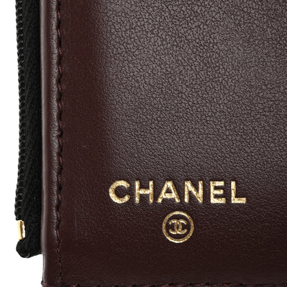Chanel Caviar Quilted Compact Flap Wallet Black 6 of 9