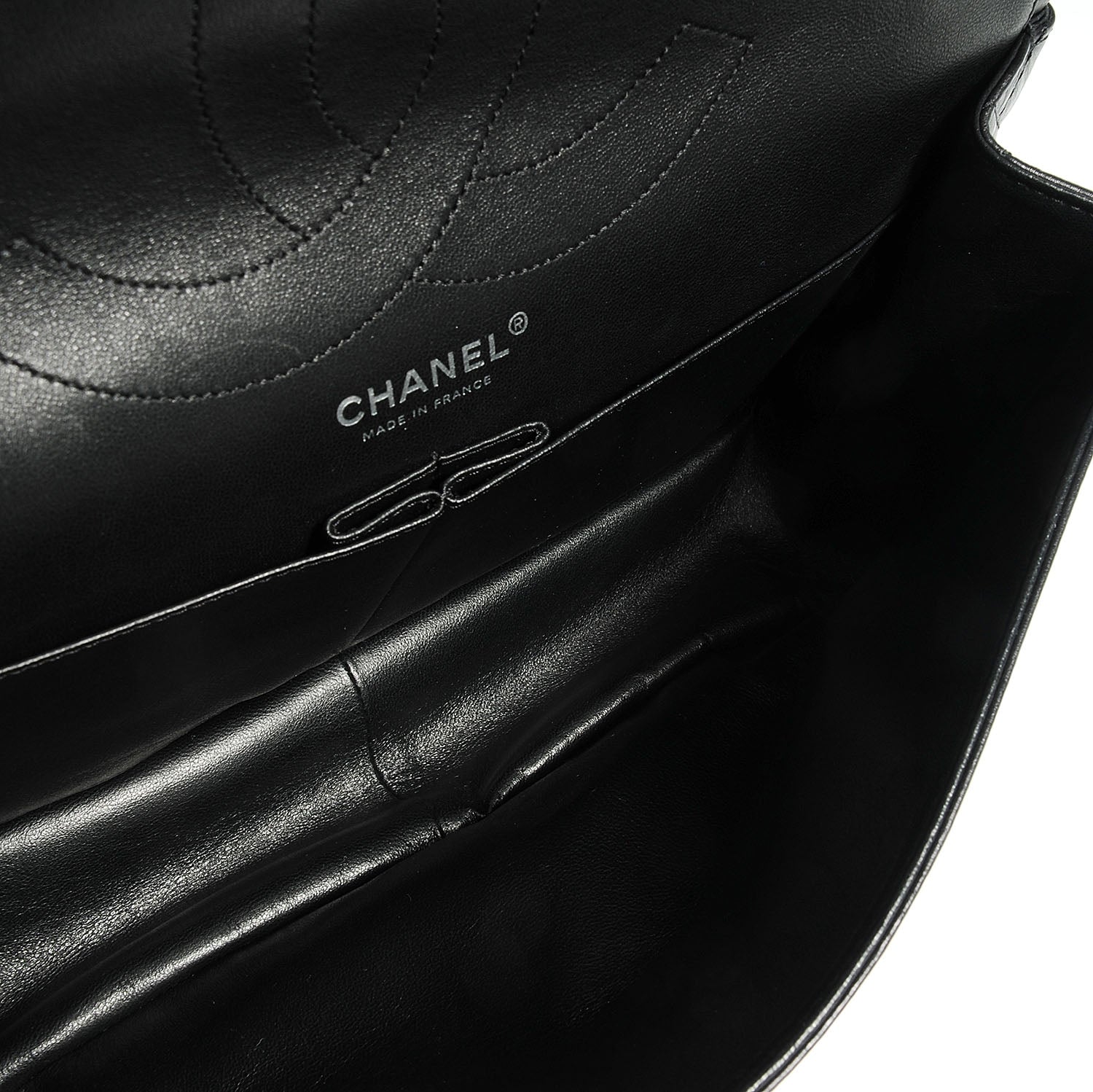 Chanel Glazed Calfskin 2.55 Reissue 227 Flap Black 5 of 8