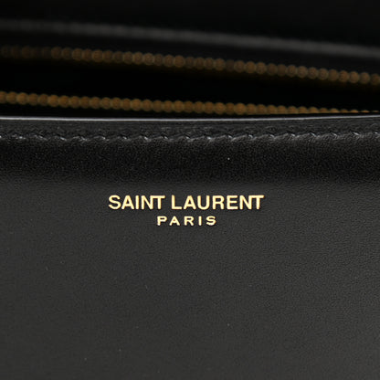 Saint Laurent Smooth Calfskin Carre Satchel Black 6 of 12
