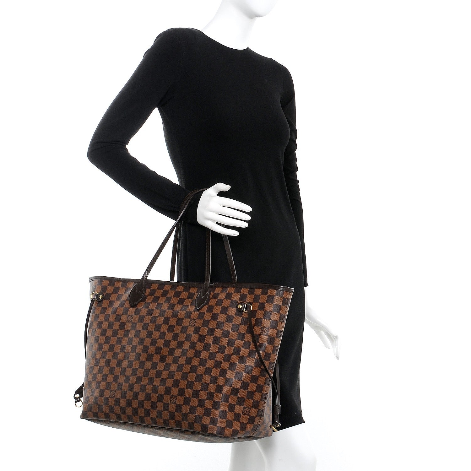 Louis Vuitton Damier Ebene Neo Neverfull GM 2 of 17