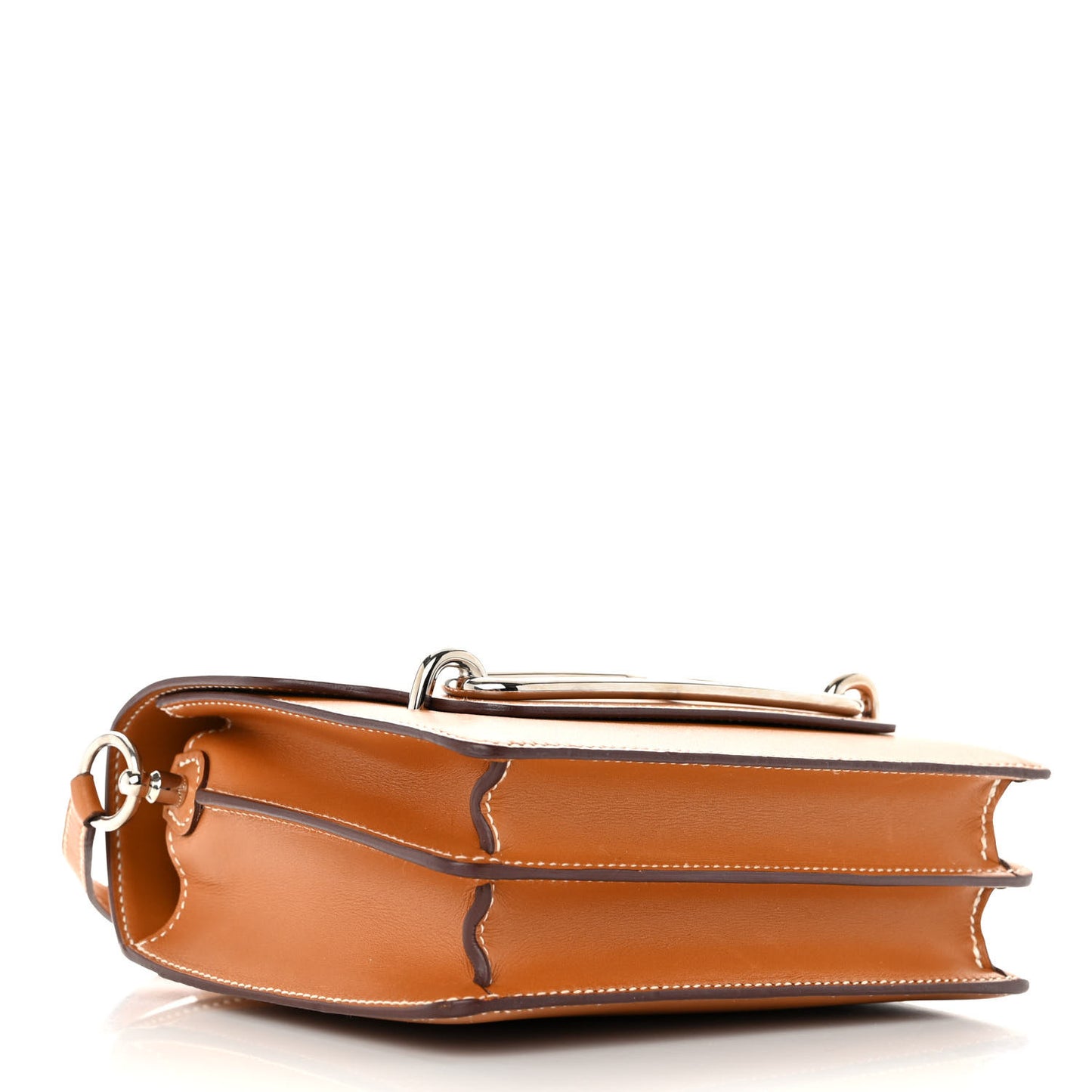 Veau Butler Mini Sac Roulis Natural Sable
