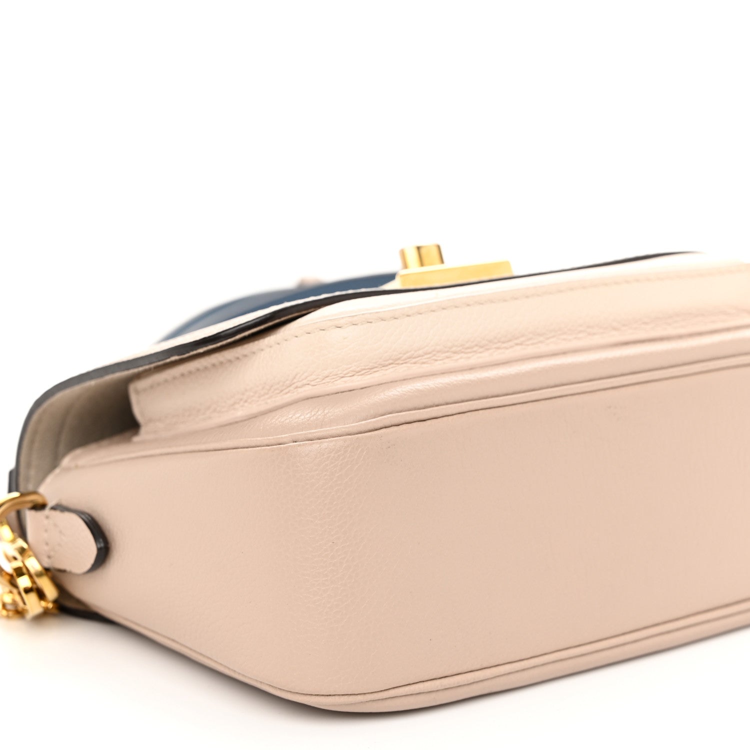 Louis Vuitton Grained Calfskin Lockme Tender Greige 8 of 9