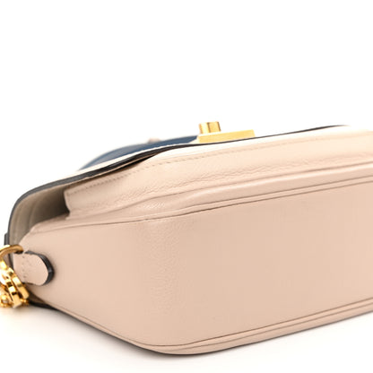 Louis Vuitton Grained Calfskin Lockme Tender Greige 8 of 9