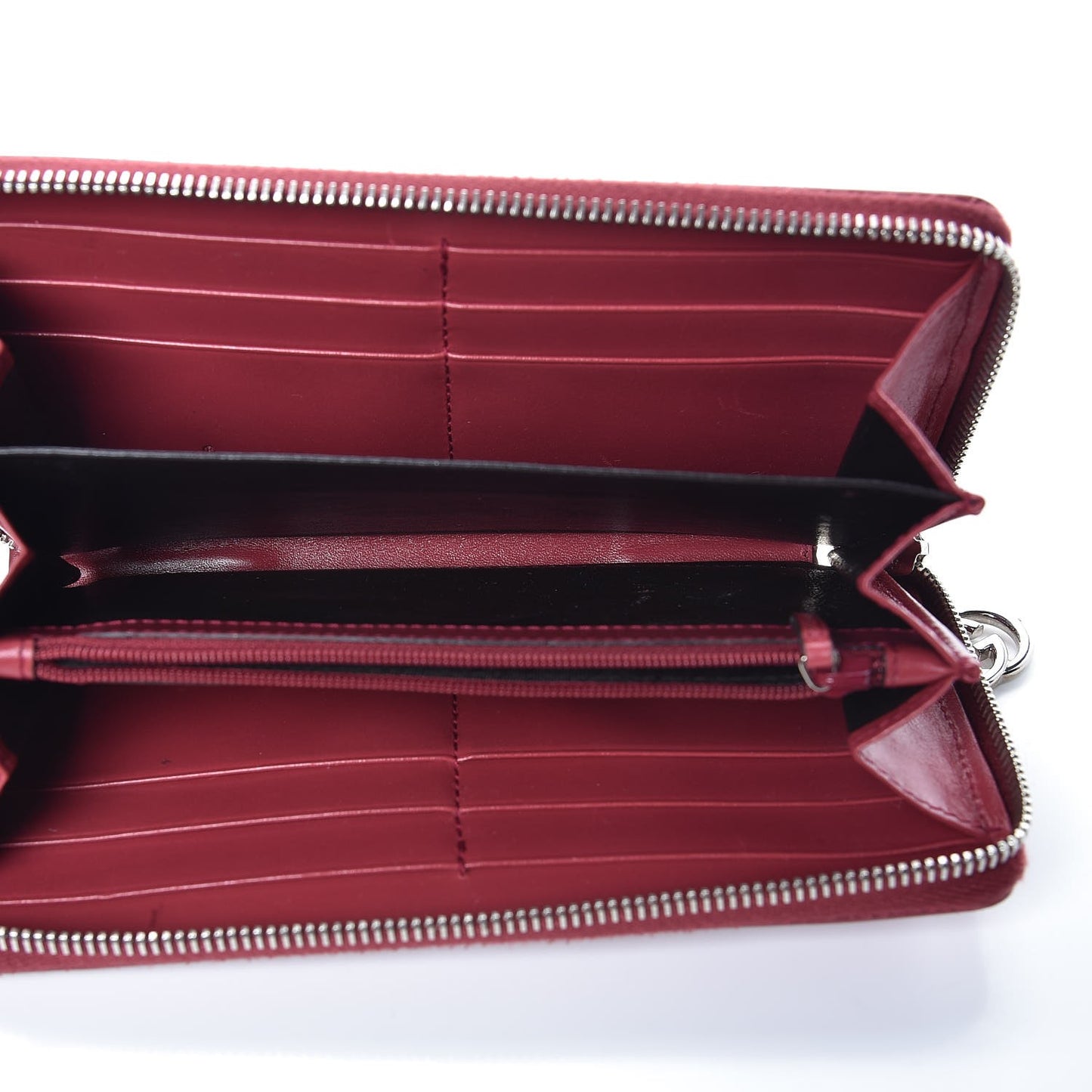 Imprime Monogram GG Pierce Zip Around Wallet Red