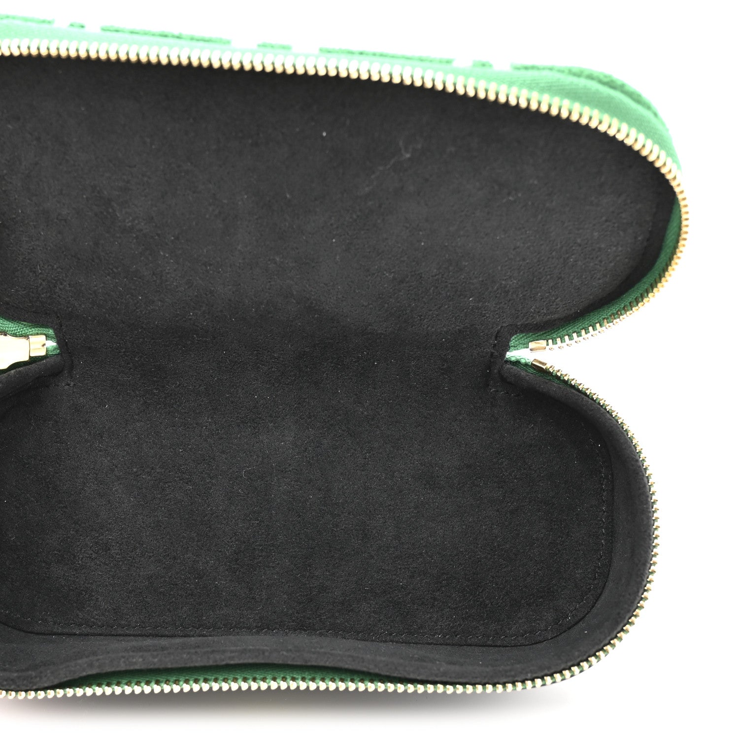 Louis Vuitton Jacquard Velvet Monogram LV Match Sunglasses Case GM Vert 5 of 6