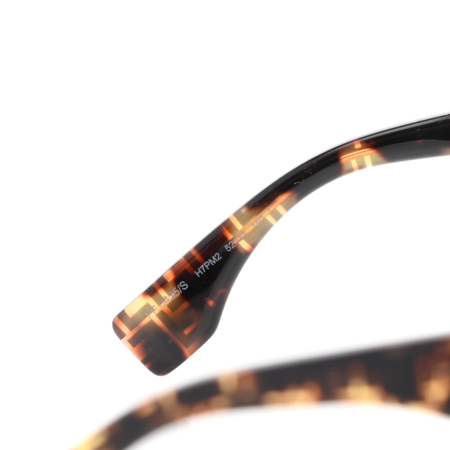 Fendi Acetate FF 53mm Sunglasses 0435/S Tortoise 6 of 7