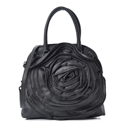 Valentino Garavani Denim Petale Dome Tote Dark Blue 1 of 13