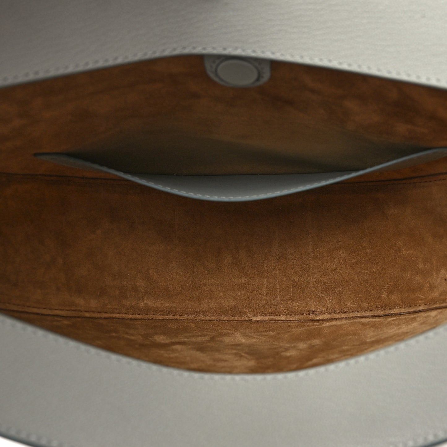 Satin Calfskin Jacquard Luna Bag Ash Grey