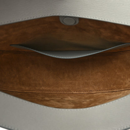 Loewe Satin Calfskin Jacquard Luna Bag Ash Grey 5 of 10