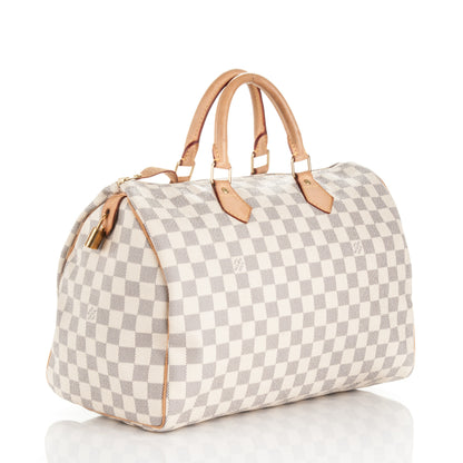 Louis Vuitton Damier Azur Speedy 35 3 of 9