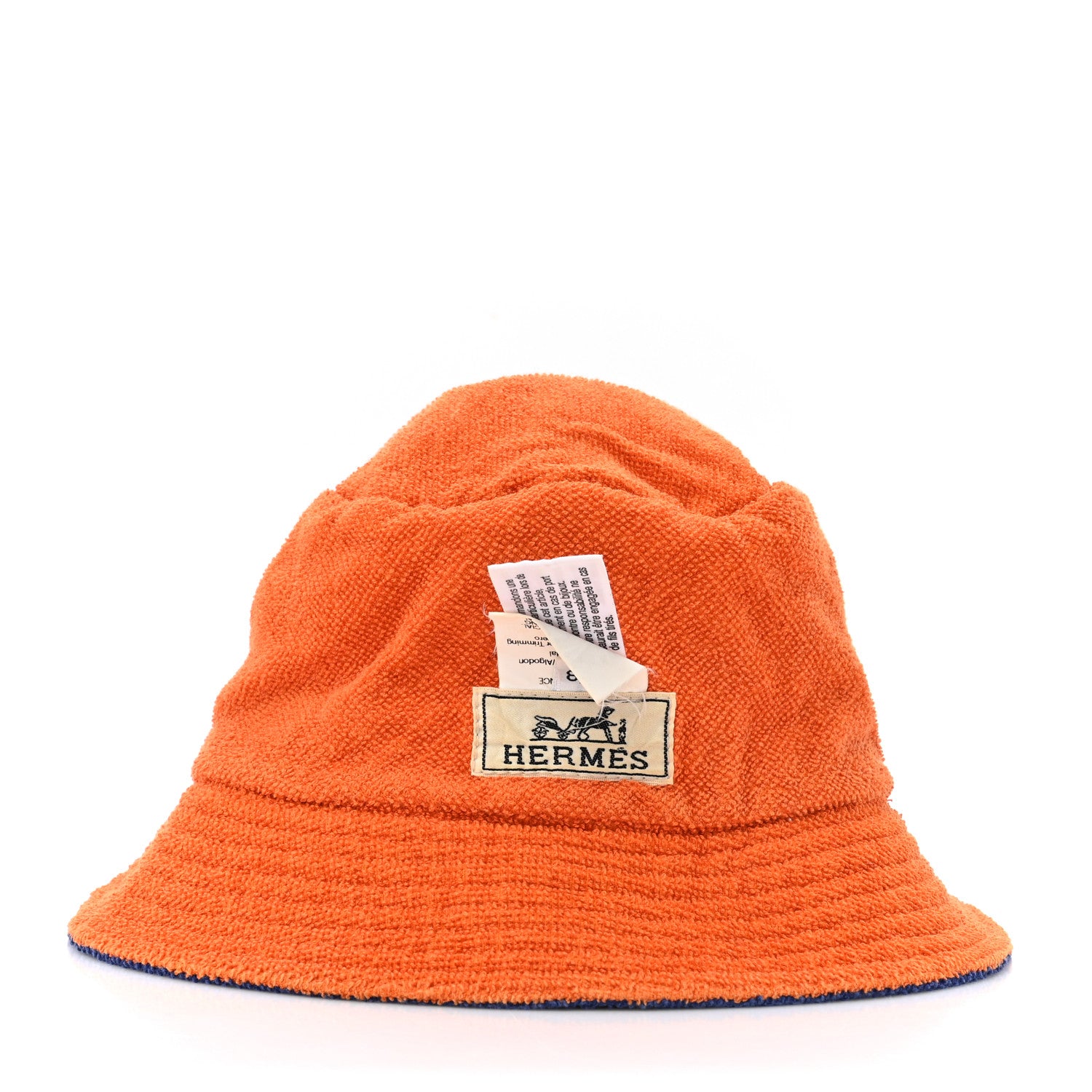 Hermes Cotton Terry Bucket Hat 58 10 of 13
