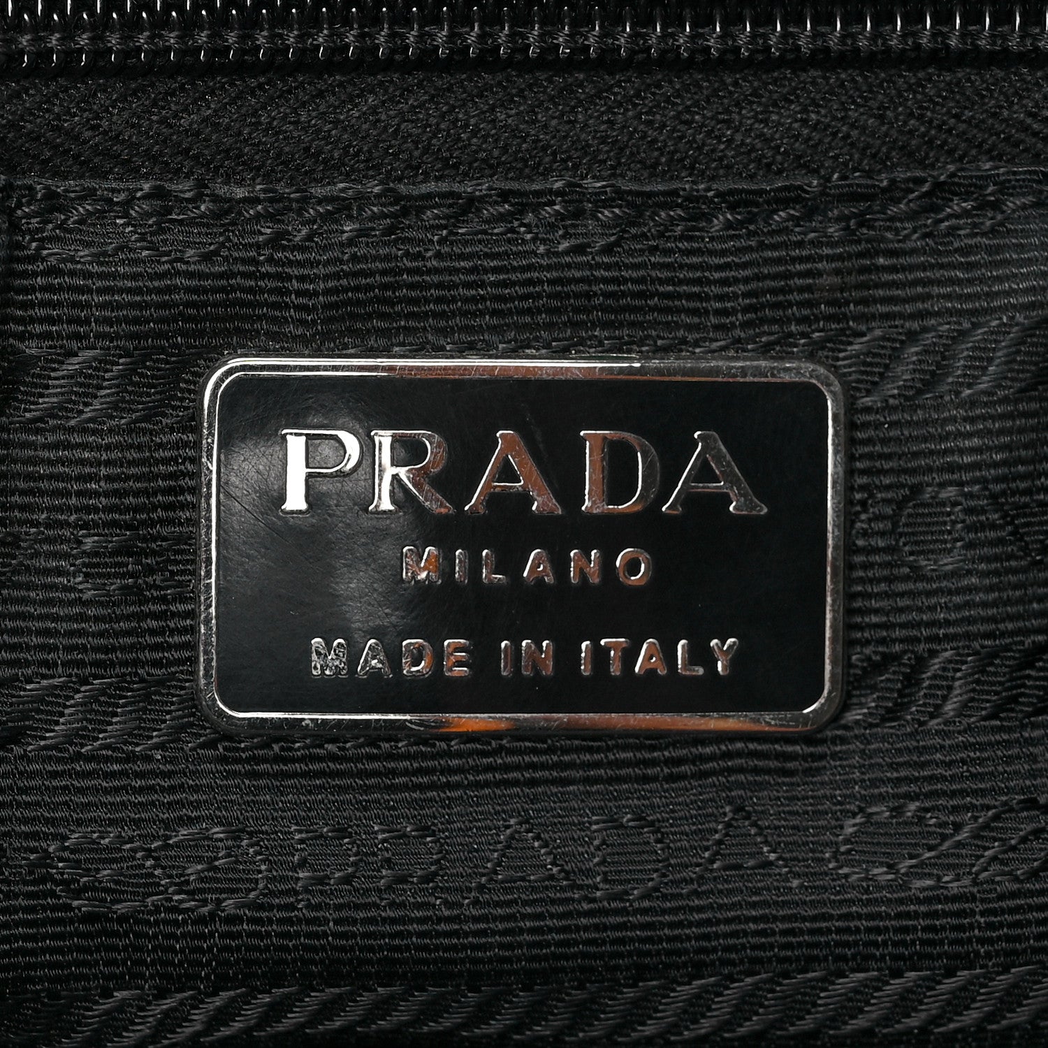 Prada Tessuto Nylon Tote Navy 6 of 8