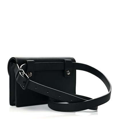 Christian Dior Ultra Matte Calfskin Saddle Belt Bag Black 2 of 9