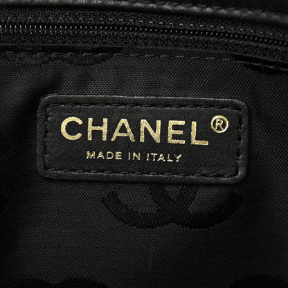 Chanel Calfskin Contrast Stitch Surpique Tote Black 6 of 15