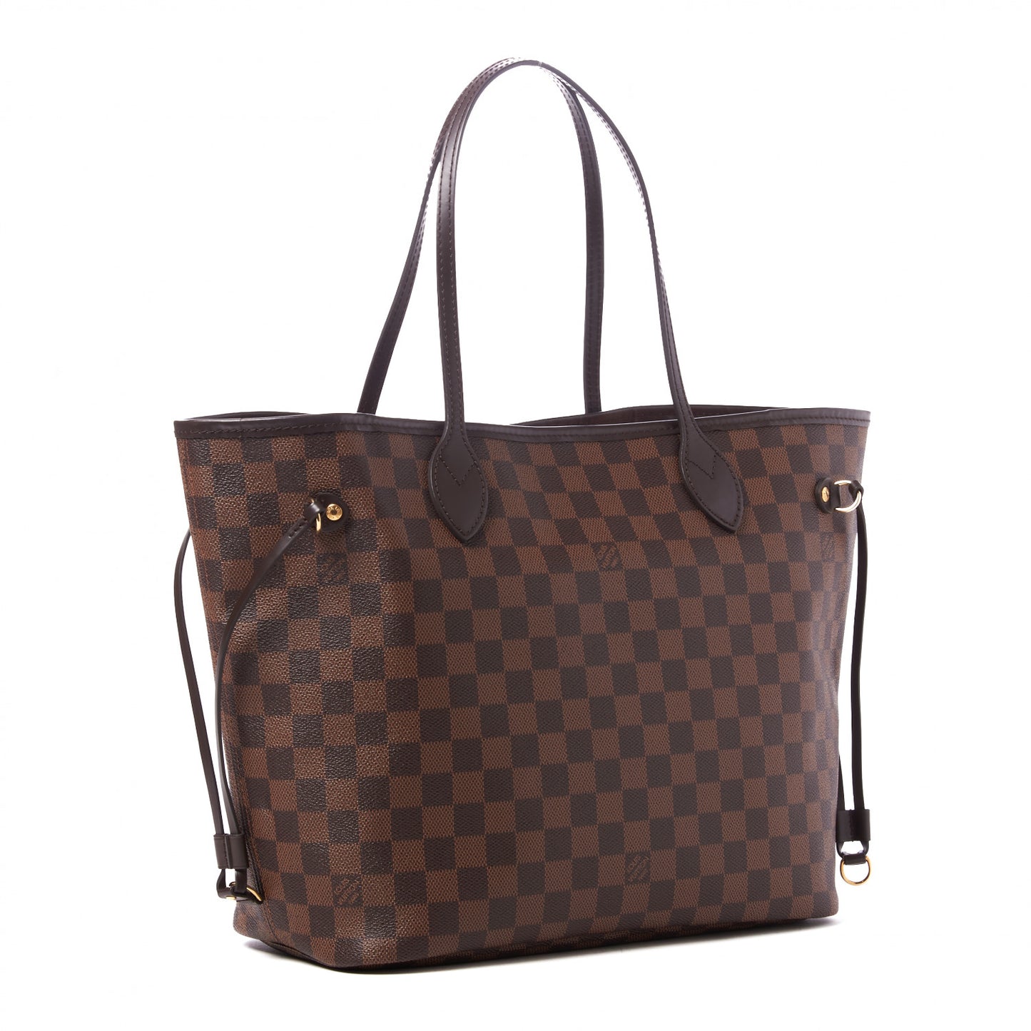 Damier Ebene Neo Neverfull MM Rose Ballerine