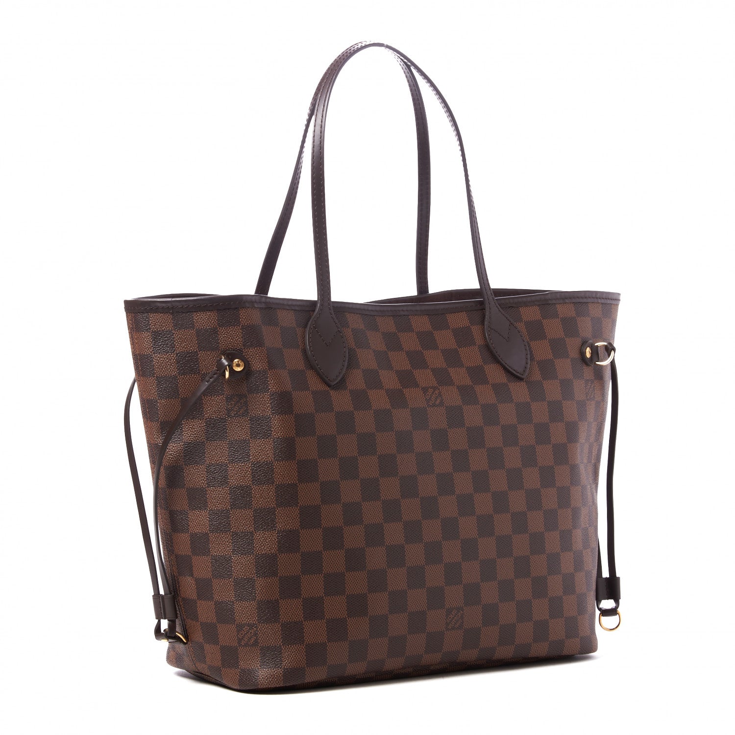 Louis Vuitton Damier Ebene Neo Neverfull MM Rose Ballerine 2 of 8