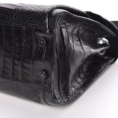 Nancy Gonzalez Crocodile Chain Flap Bag Black 6 of 10