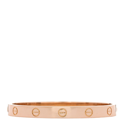 Cartier 18k Pink Gold Love Bracelet 16 2 of 8