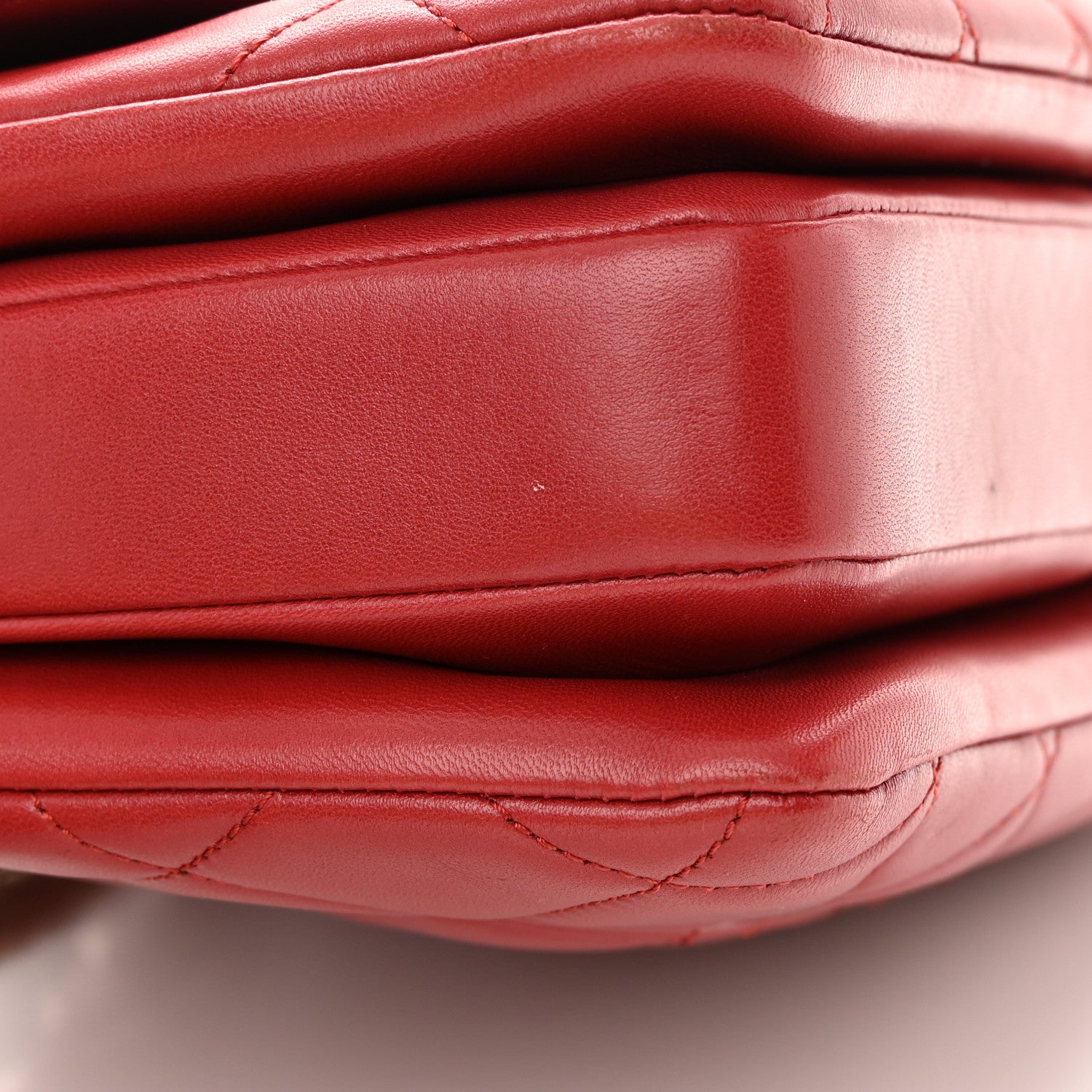 Chanel Lambskin Quilted Small Trendy CC Flap Dual Handle Bag Red 14 of 17