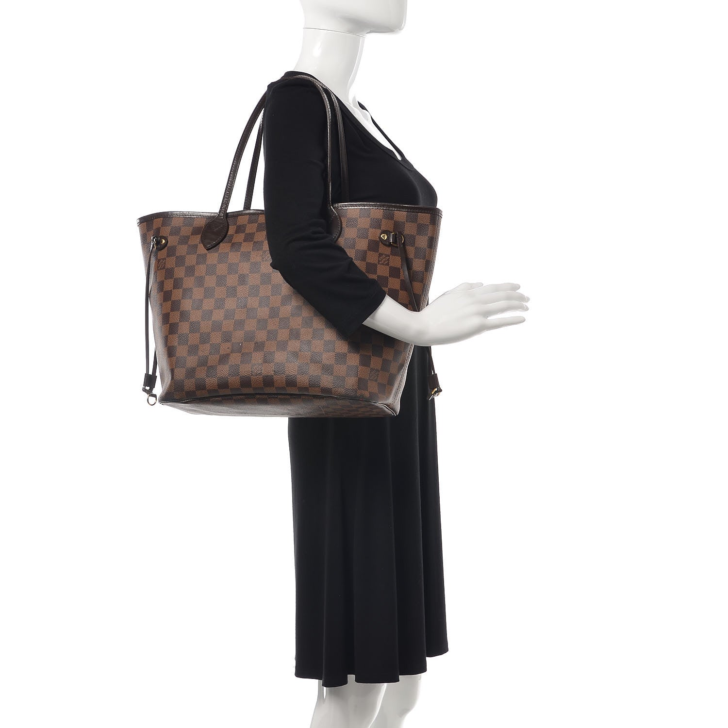 Louis Vuitton Damier Ebene Neo Neverfull MM 2 of 17