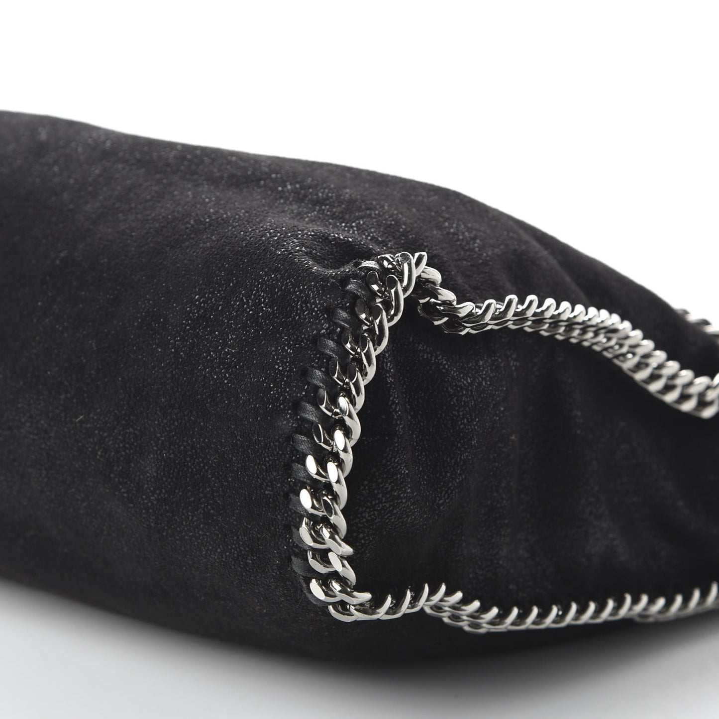 Shaggy Deer Falabella Fold Over Tote Black