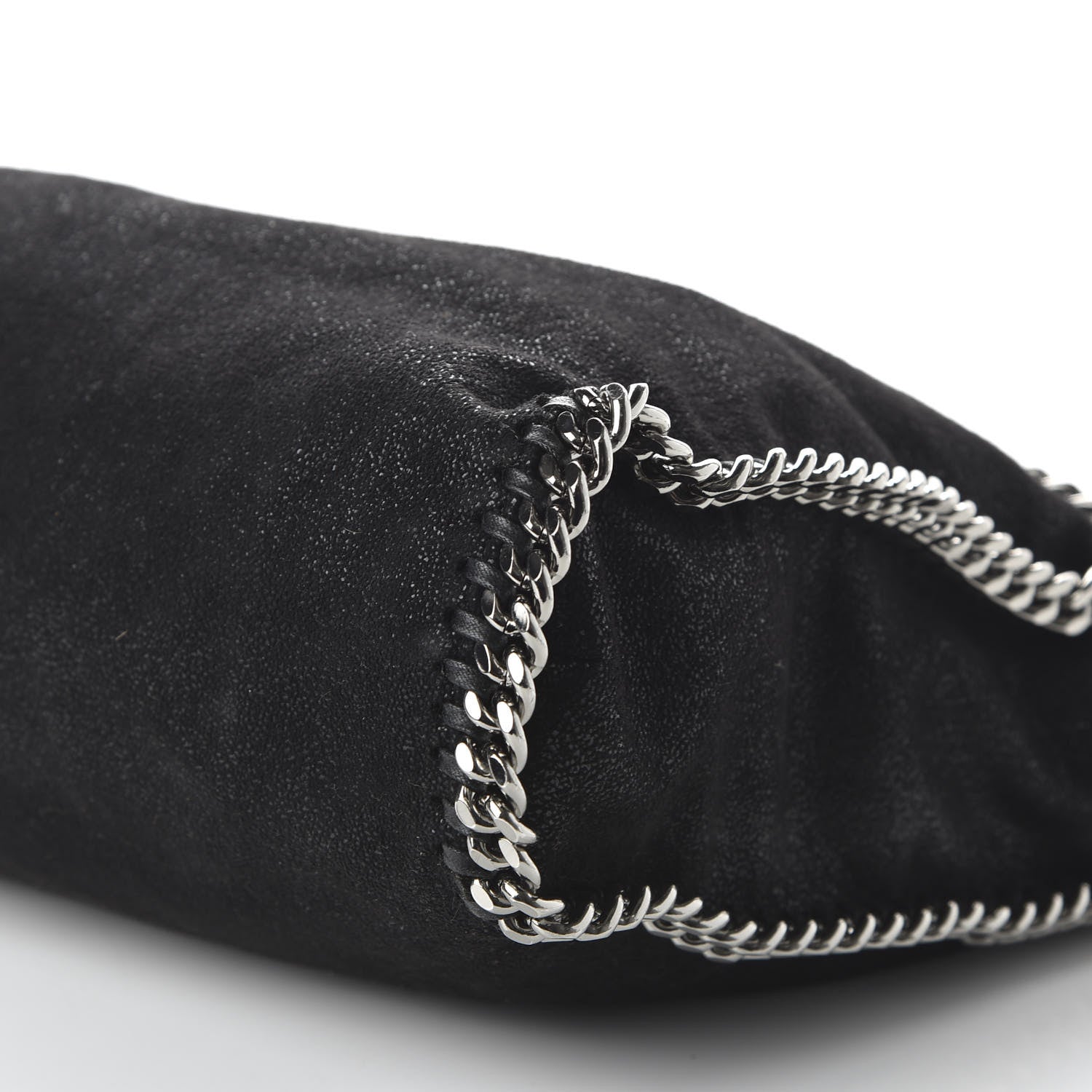 Stella McCartney Shaggy Deer Falabella Fold Over Tote Black 8 of 10