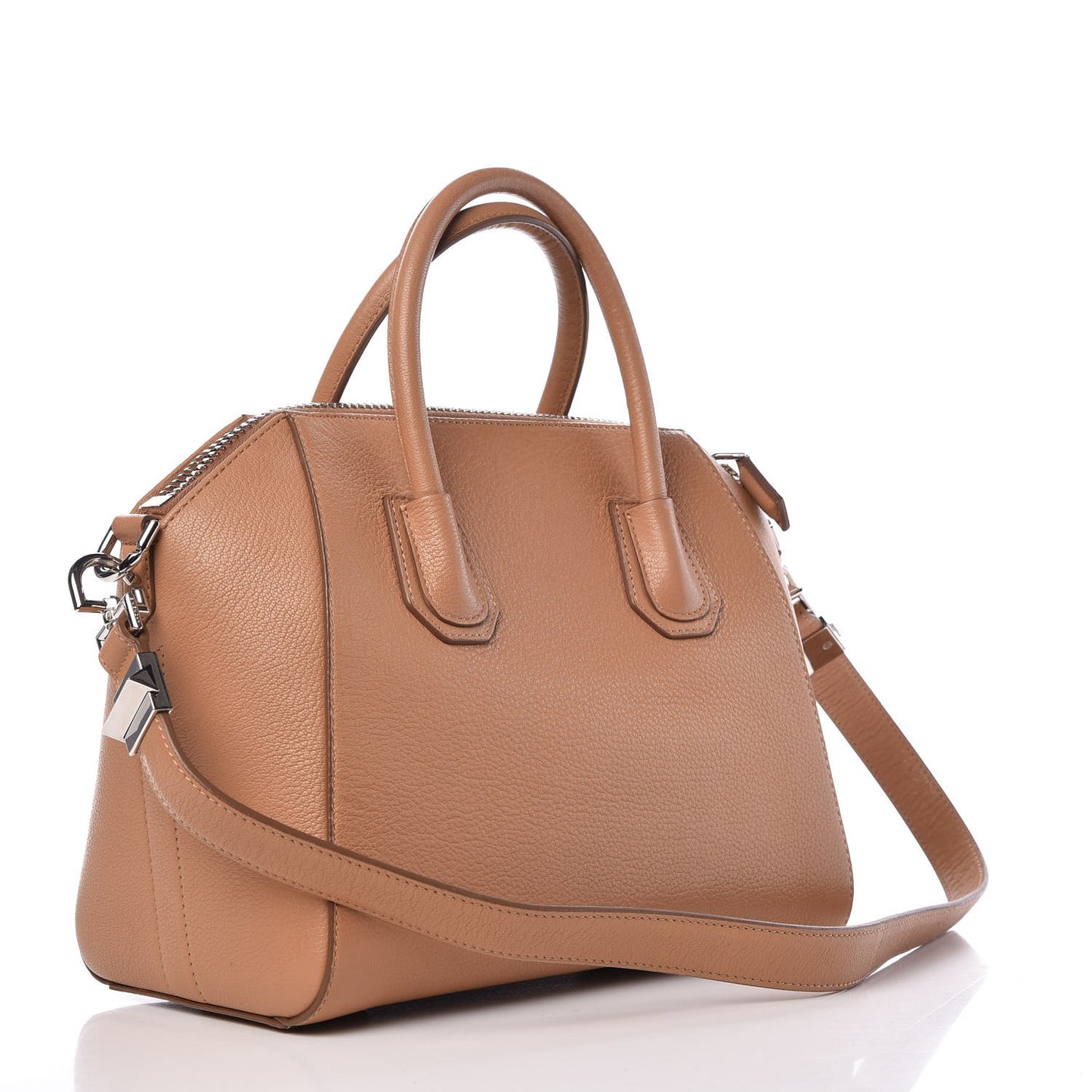 Sugar Goatskin Small Antigona Medium Beige