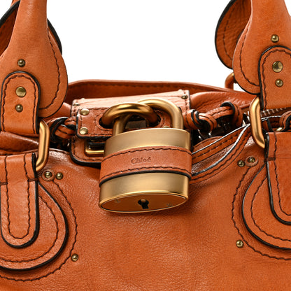 Chloe Calfskin Medium Paddington Satchel Ecureil Brown 8 of 14