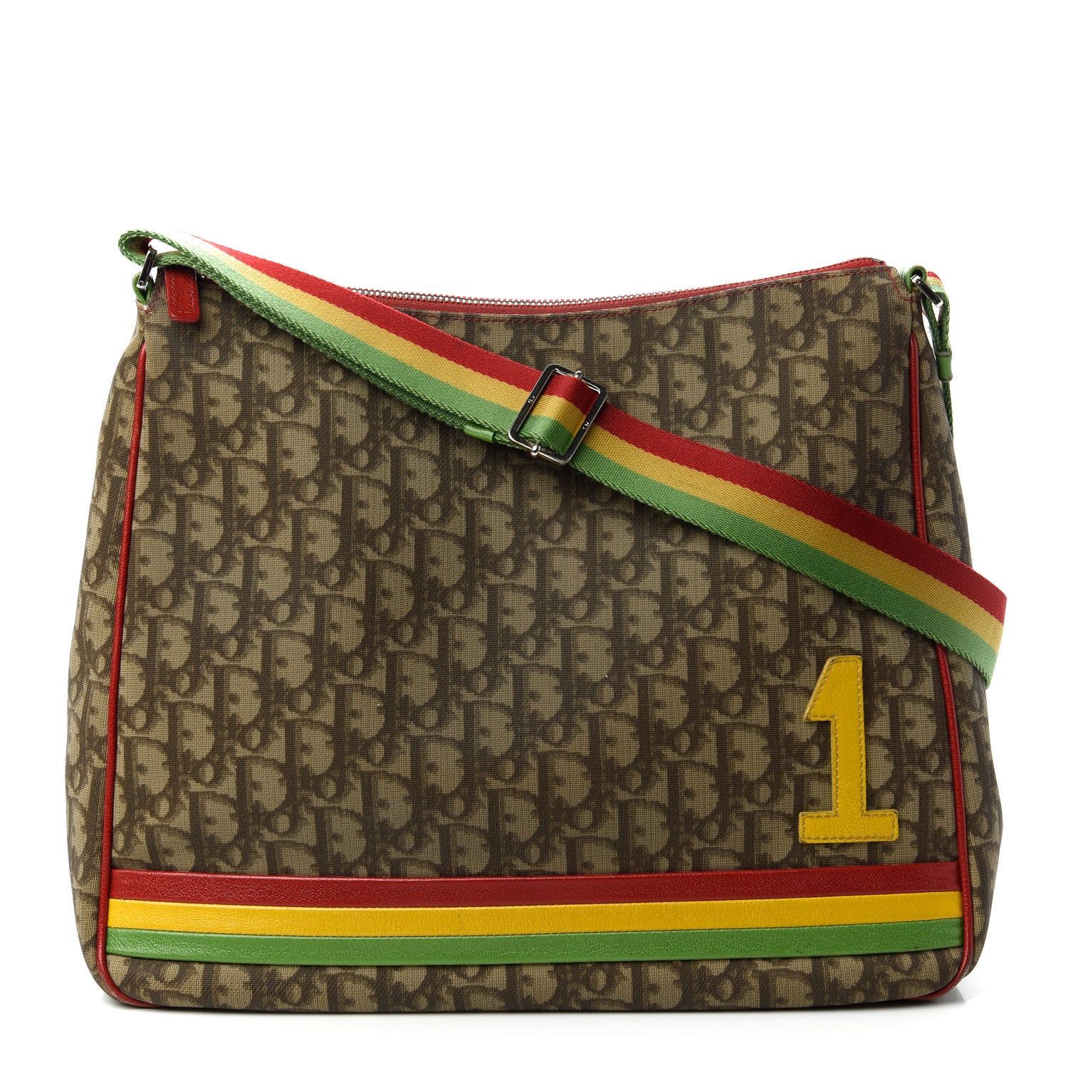 Christian Dior Monogram Rasta Messenger Beige 1 of 10