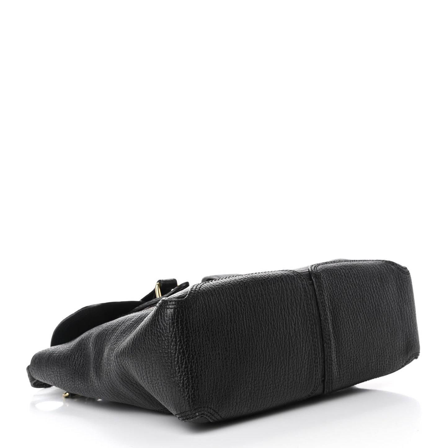 Textured Calfskin Medium Pashli Satchel Black