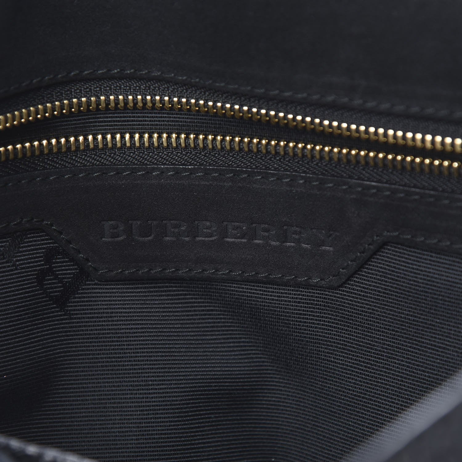 Burberry Grainy Calfskin Sonnet Clutch Black 6 of 8