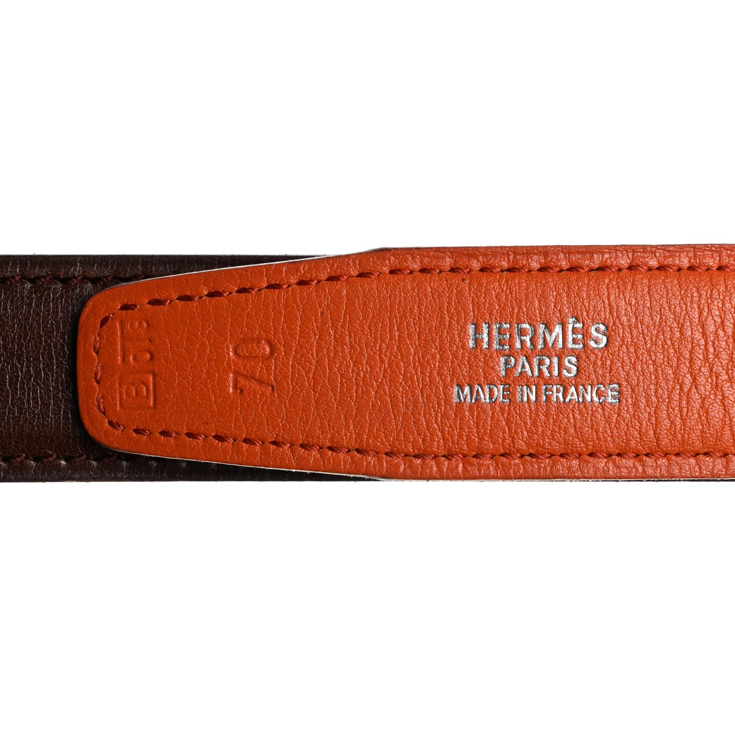 Box Gulliver 38mm Constance H Belt 70 Havane Orange