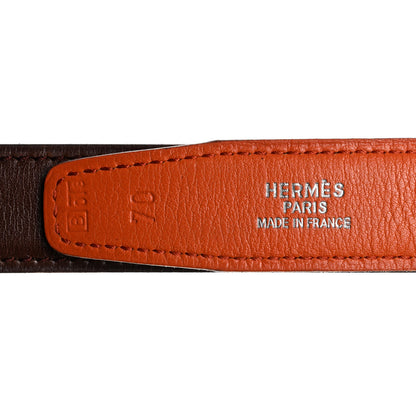 Hermes Box Gulliver 38mm Constance H Belt 70 Havane Orange 5 of 8