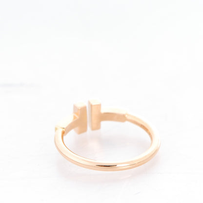 Tiffany 18K Rose Gold T Wire Ring 49 5 3 of 5