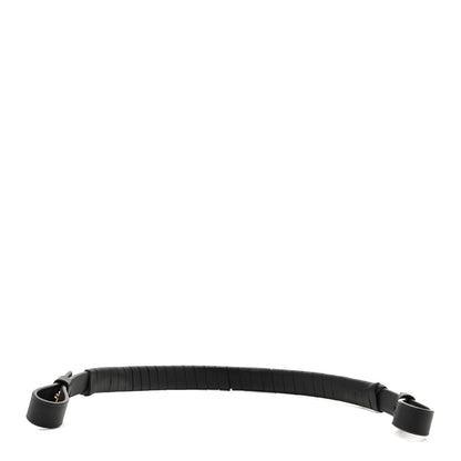 Loewe Calfskin Spiral Woven Short Strap Black 2 of 5